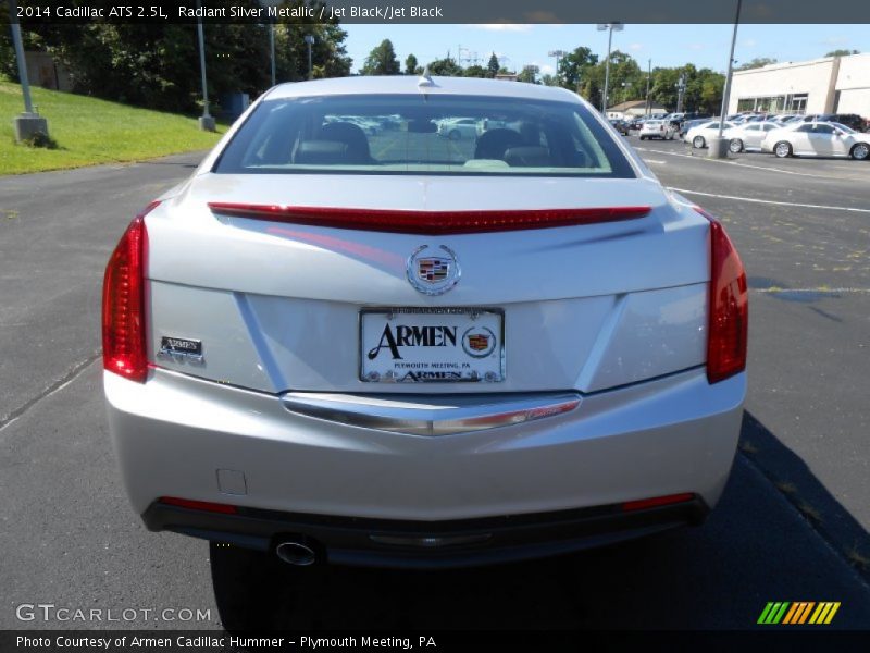 Radiant Silver Metallic / Jet Black/Jet Black 2014 Cadillac ATS 2.5L