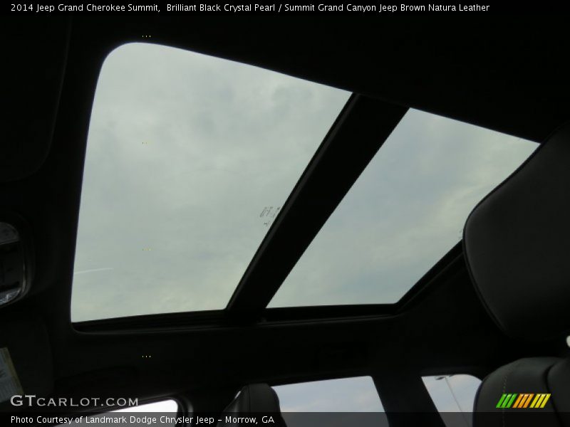 Sunroof of 2014 Grand Cherokee Summit