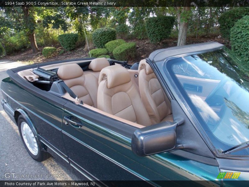 Scarabe Green Metallic / Ivory 1994 Saab 900 S Convertible