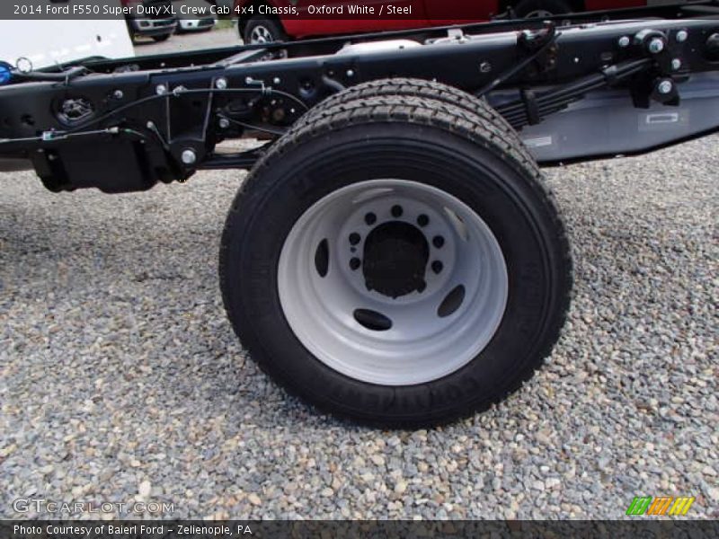 Oxford White / Steel 2014 Ford F550 Super Duty XL Crew Cab 4x4 Chassis