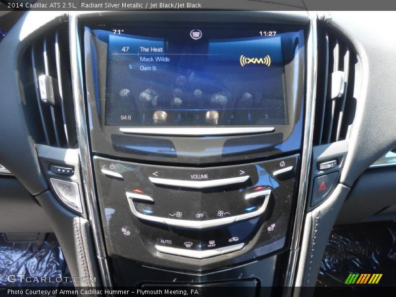 Radiant Silver Metallic / Jet Black/Jet Black 2014 Cadillac ATS 2.5L