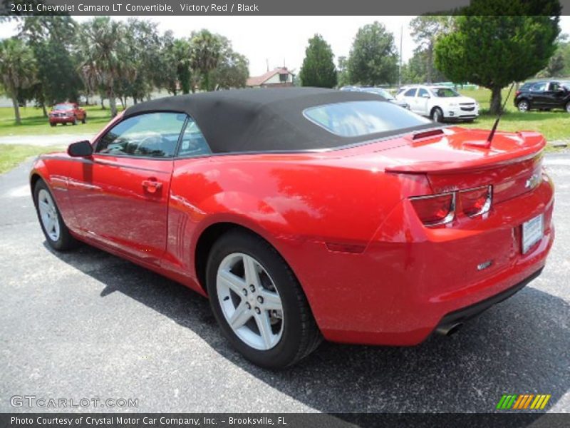 Victory Red / Black 2011 Chevrolet Camaro LT Convertible