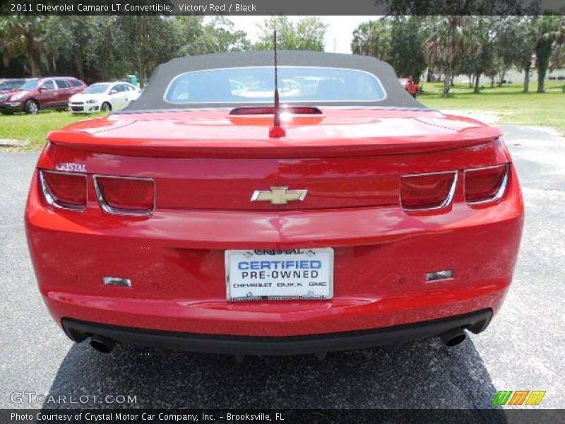 Victory Red / Black 2011 Chevrolet Camaro LT Convertible