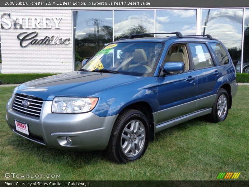 Newport Blue Pearl / Desert Beige 2008 Subaru Forester 2.5 X L.L.Bean Edition