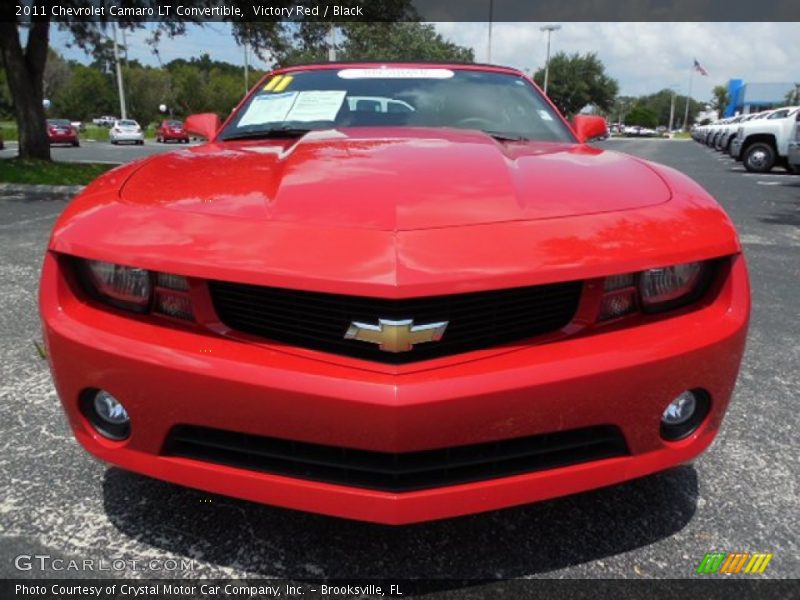 Victory Red / Black 2011 Chevrolet Camaro LT Convertible