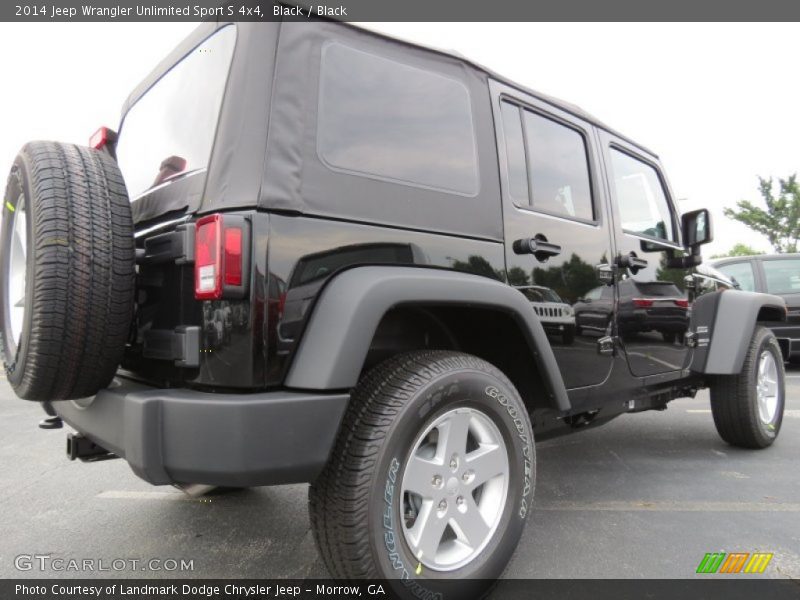 Black / Black 2014 Jeep Wrangler Unlimited Sport S 4x4