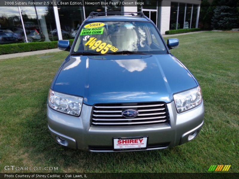 Newport Blue Pearl / Desert Beige 2008 Subaru Forester 2.5 X L.L.Bean Edition