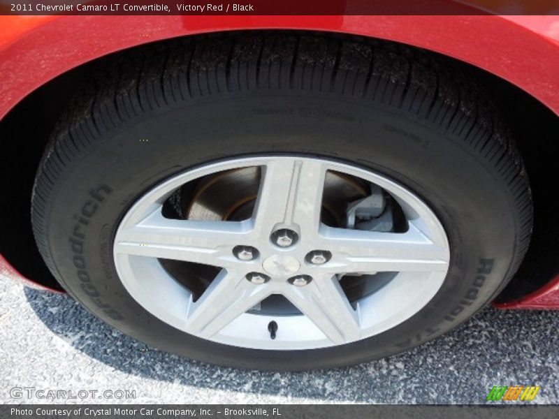 Victory Red / Black 2011 Chevrolet Camaro LT Convertible