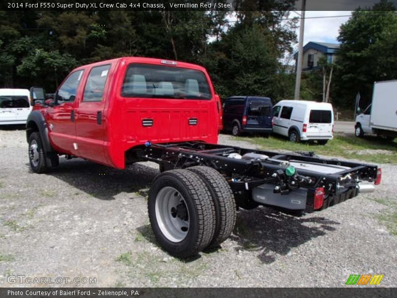 Undercarriage of 2014 F550 Super Duty XL Crew Cab 4x4 Chassis