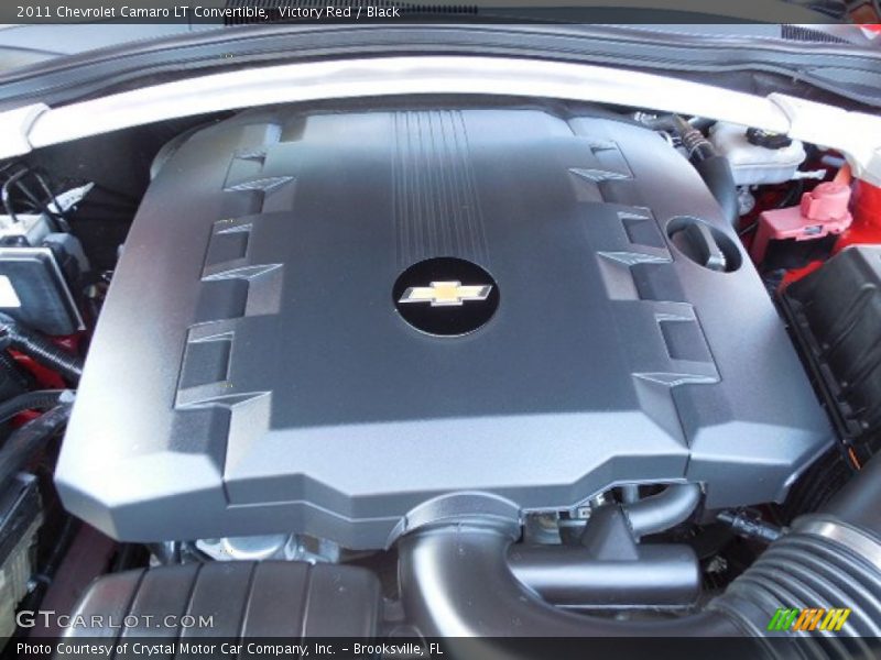Victory Red / Black 2011 Chevrolet Camaro LT Convertible