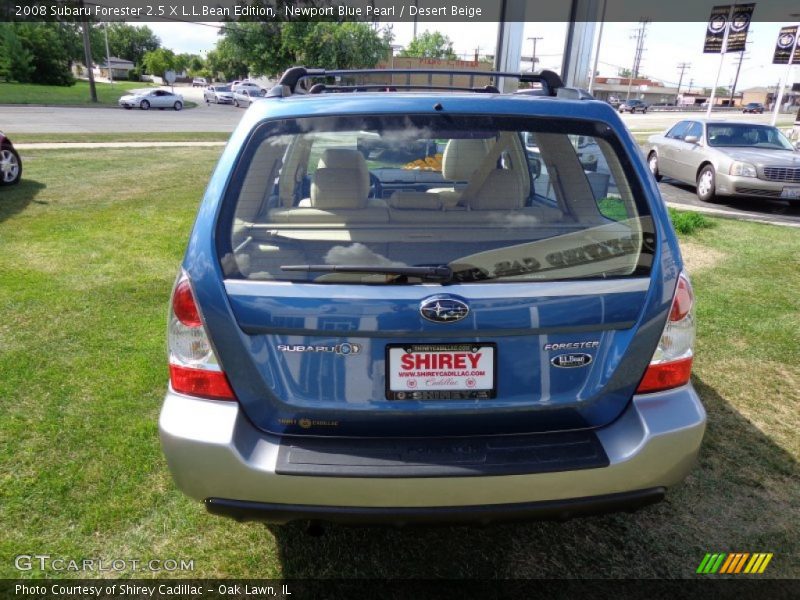 Newport Blue Pearl / Desert Beige 2008 Subaru Forester 2.5 X L.L.Bean Edition