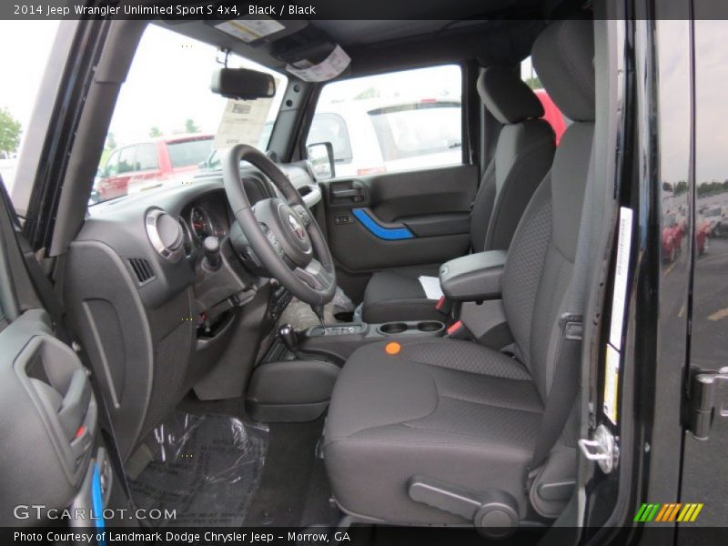 Black / Black 2014 Jeep Wrangler Unlimited Sport S 4x4
