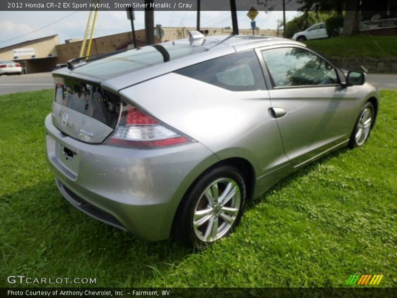 Storm Silver Metallic / Gray 2012 Honda CR-Z EX Sport Hybrid