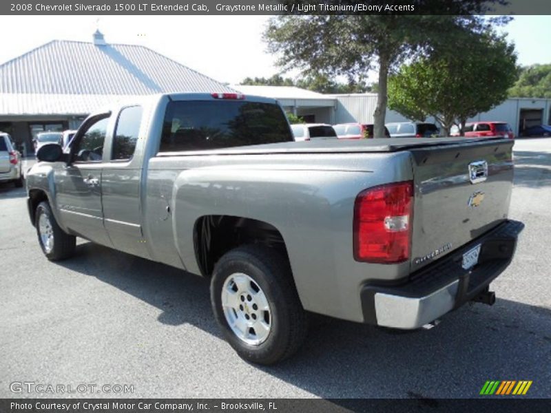 Graystone Metallic / Light Titanium/Ebony Accents 2008 Chevrolet Silverado 1500 LT Extended Cab