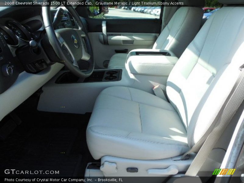 Graystone Metallic / Light Titanium/Ebony Accents 2008 Chevrolet Silverado 1500 LT Extended Cab
