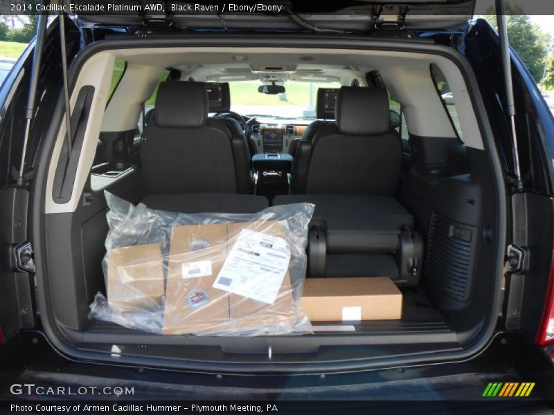 Black Raven / Ebony/Ebony 2014 Cadillac Escalade Platinum AWD