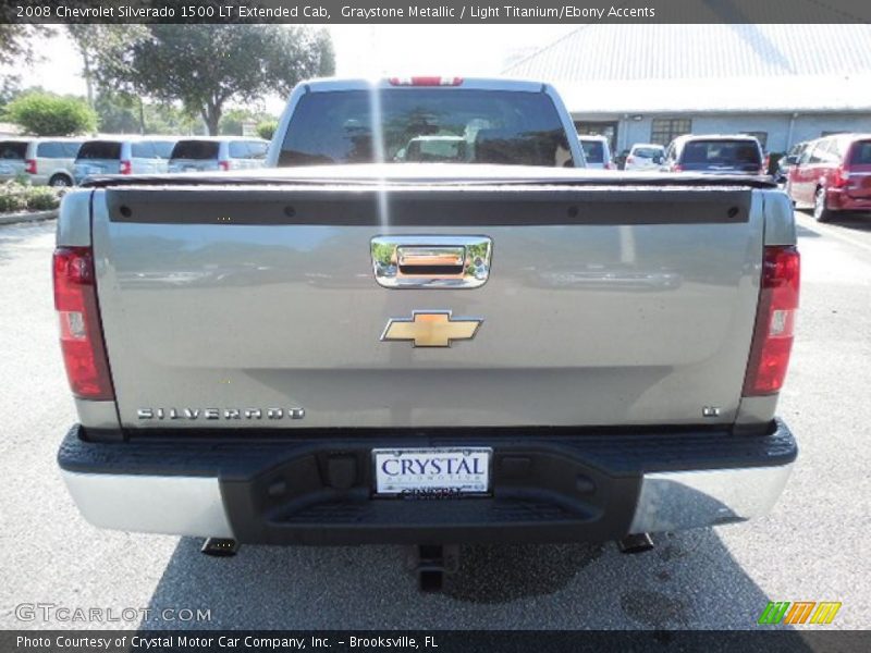 Graystone Metallic / Light Titanium/Ebony Accents 2008 Chevrolet Silverado 1500 LT Extended Cab