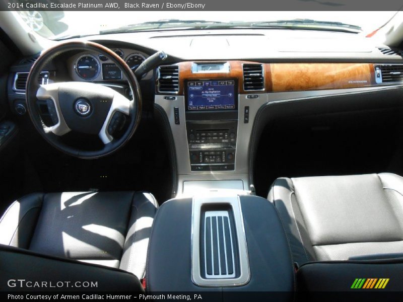 Black Raven / Ebony/Ebony 2014 Cadillac Escalade Platinum AWD