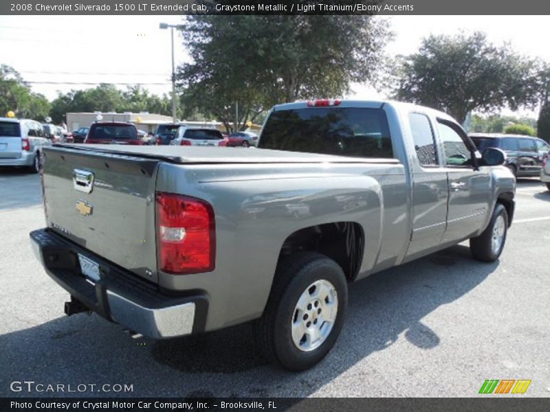Graystone Metallic / Light Titanium/Ebony Accents 2008 Chevrolet Silverado 1500 LT Extended Cab