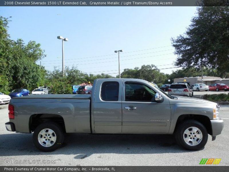 Graystone Metallic / Light Titanium/Ebony Accents 2008 Chevrolet Silverado 1500 LT Extended Cab