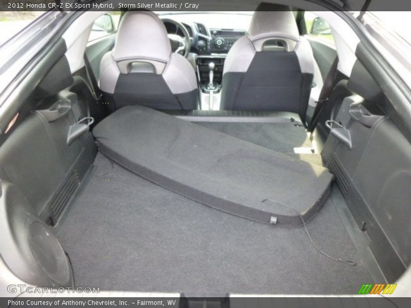 Storm Silver Metallic / Gray 2012 Honda CR-Z EX Sport Hybrid