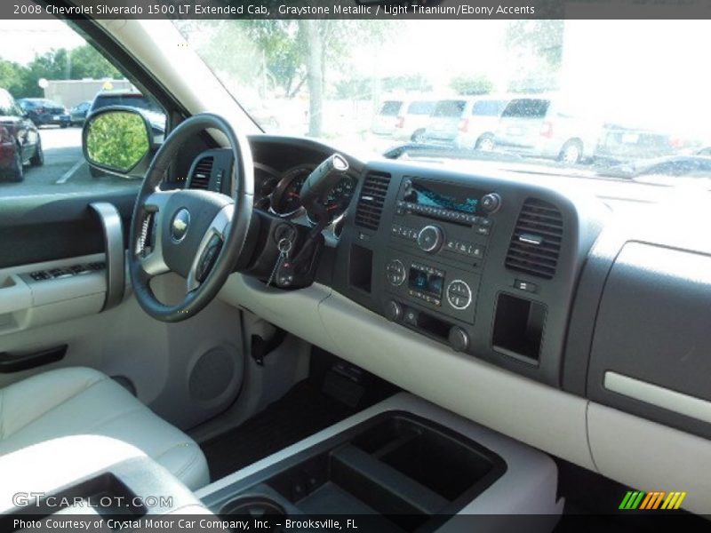 Graystone Metallic / Light Titanium/Ebony Accents 2008 Chevrolet Silverado 1500 LT Extended Cab
