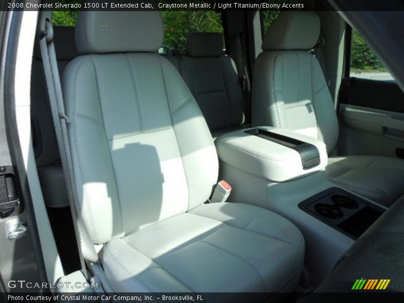 Graystone Metallic / Light Titanium/Ebony Accents 2008 Chevrolet Silverado 1500 LT Extended Cab