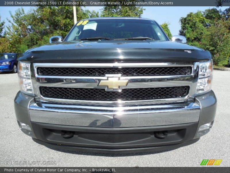 Graystone Metallic / Light Titanium/Ebony Accents 2008 Chevrolet Silverado 1500 LT Extended Cab
