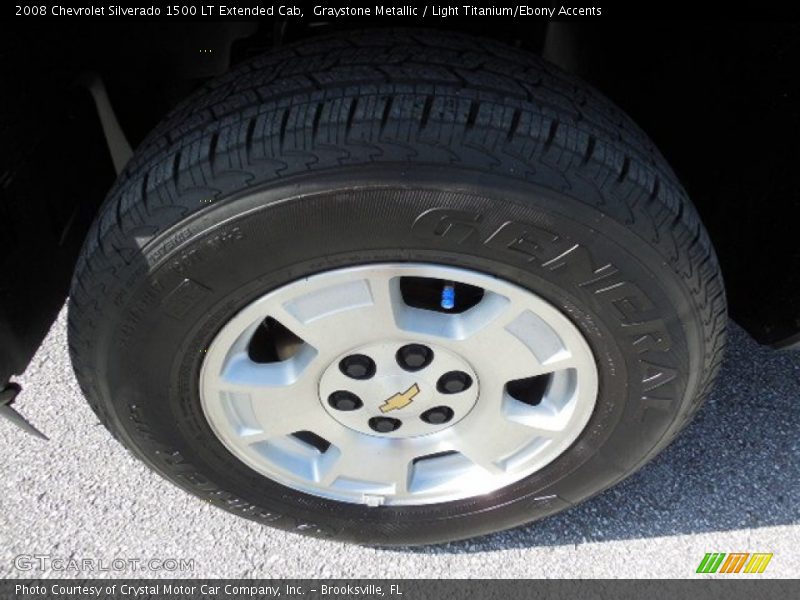 Graystone Metallic / Light Titanium/Ebony Accents 2008 Chevrolet Silverado 1500 LT Extended Cab