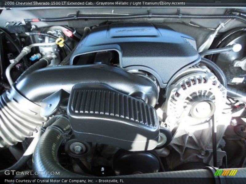 Graystone Metallic / Light Titanium/Ebony Accents 2008 Chevrolet Silverado 1500 LT Extended Cab