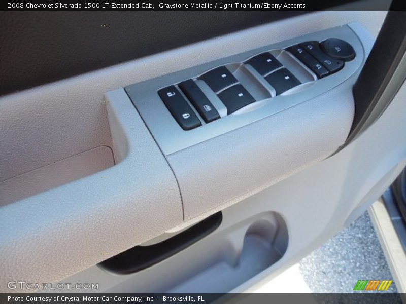 Graystone Metallic / Light Titanium/Ebony Accents 2008 Chevrolet Silverado 1500 LT Extended Cab