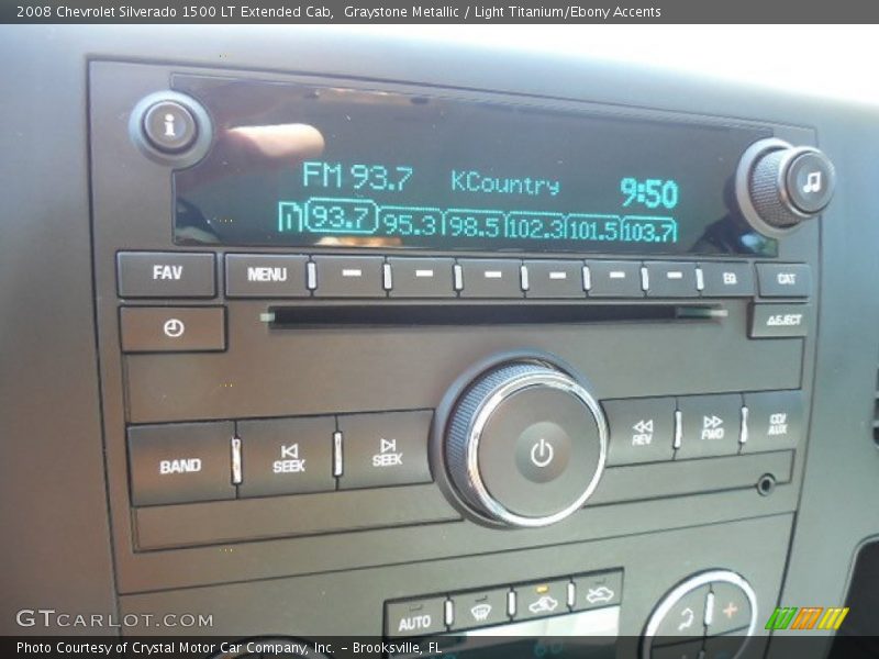 Graystone Metallic / Light Titanium/Ebony Accents 2008 Chevrolet Silverado 1500 LT Extended Cab