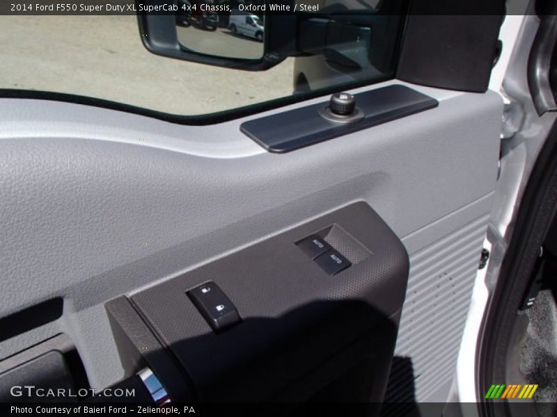 Oxford White / Steel 2014 Ford F550 Super Duty XL SuperCab 4x4 Chassis