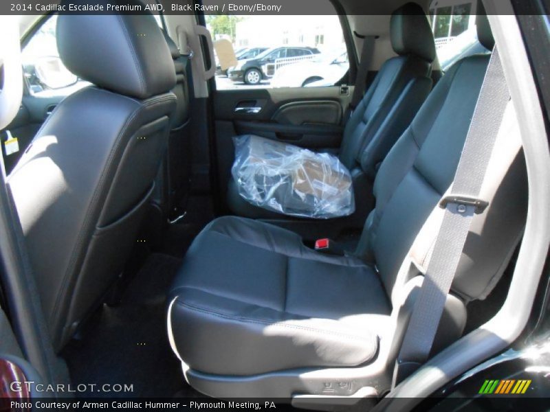 Rear Seat of 2014 Escalade Premium AWD