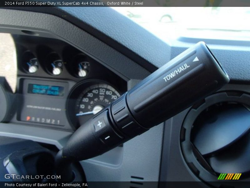 Oxford White / Steel 2014 Ford F550 Super Duty XL SuperCab 4x4 Chassis