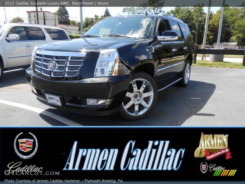 Black Raven / Ebony 2013 Cadillac Escalade Luxury AWD