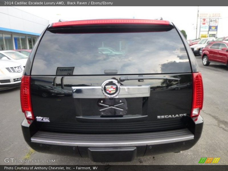Black Raven / Ebony/Ebony 2014 Cadillac Escalade Luxury AWD