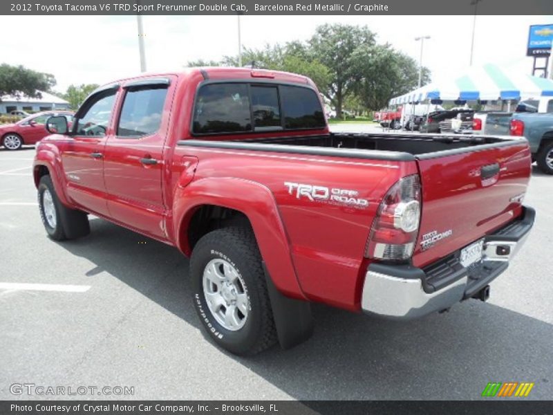 Barcelona Red Metallic / Graphite 2012 Toyota Tacoma V6 TRD Sport Prerunner Double Cab