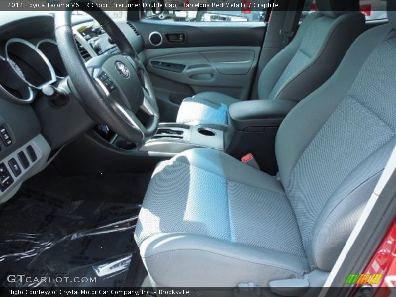 Barcelona Red Metallic / Graphite 2012 Toyota Tacoma V6 TRD Sport Prerunner Double Cab