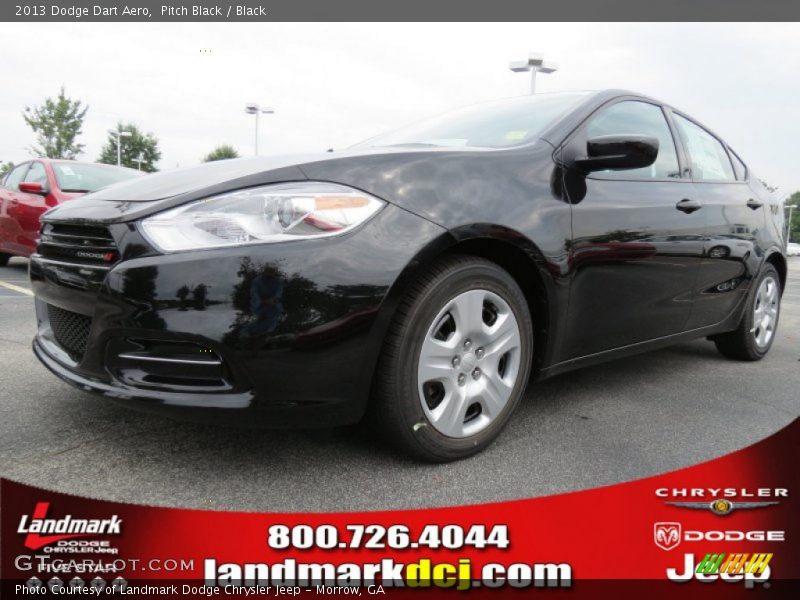 Pitch Black / Black 2013 Dodge Dart Aero