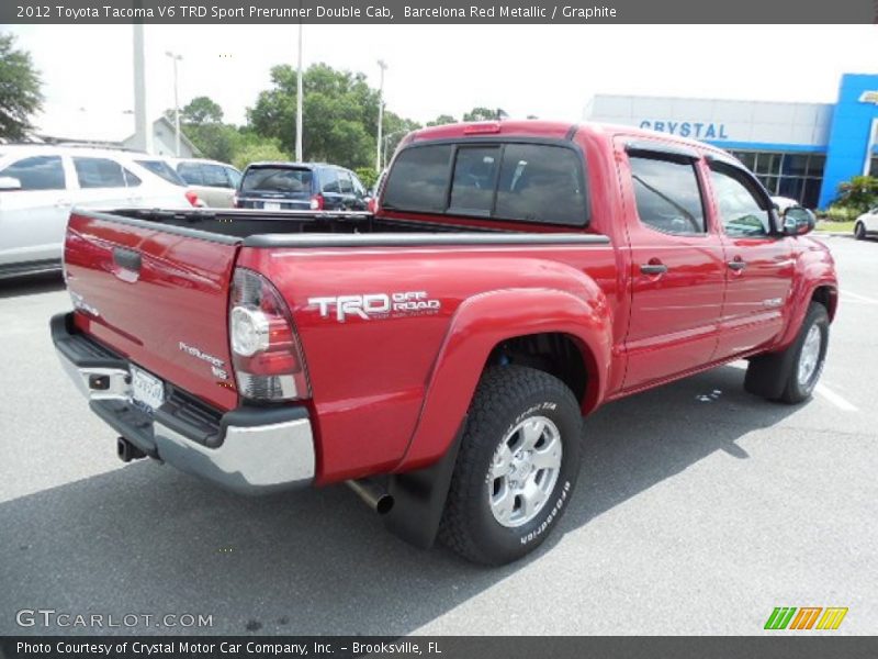 Barcelona Red Metallic / Graphite 2012 Toyota Tacoma V6 TRD Sport Prerunner Double Cab