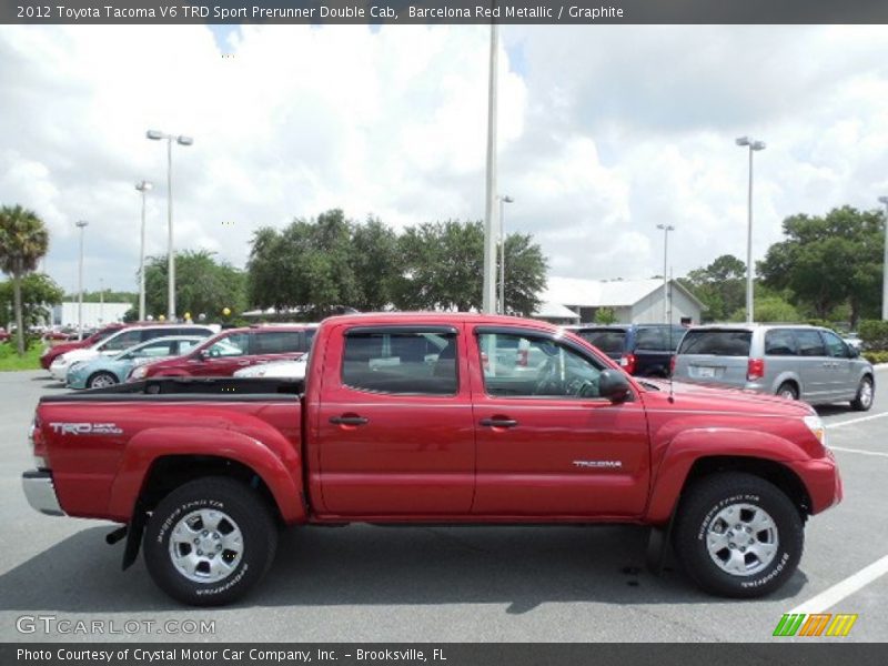 Barcelona Red Metallic / Graphite 2012 Toyota Tacoma V6 TRD Sport Prerunner Double Cab