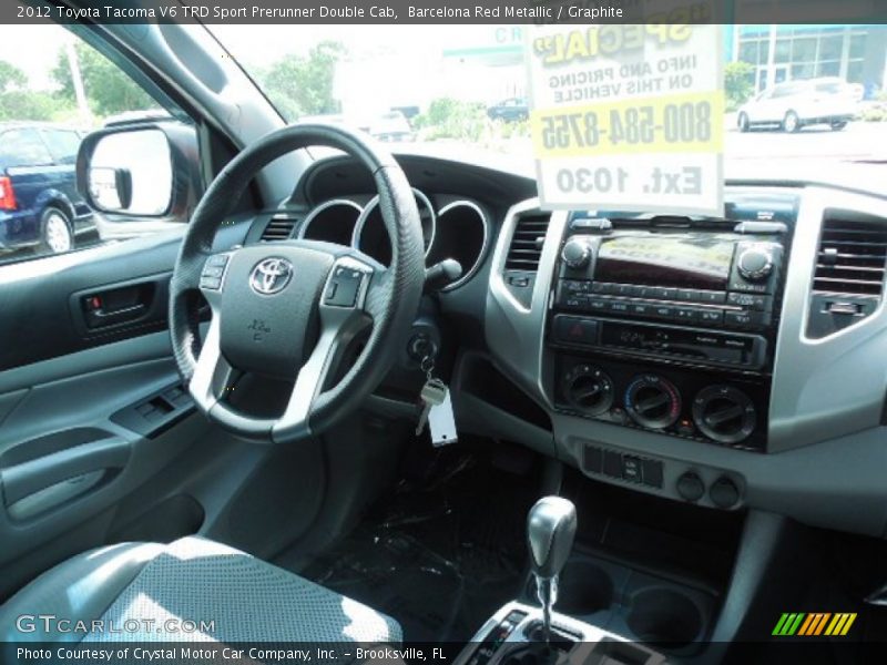 Barcelona Red Metallic / Graphite 2012 Toyota Tacoma V6 TRD Sport Prerunner Double Cab