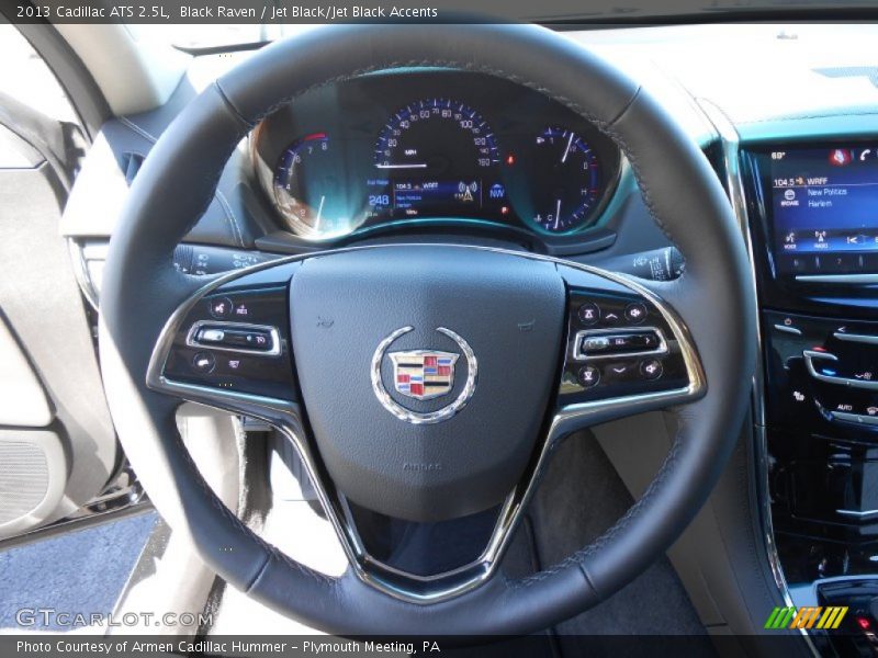 Black Raven / Jet Black/Jet Black Accents 2013 Cadillac ATS 2.5L
