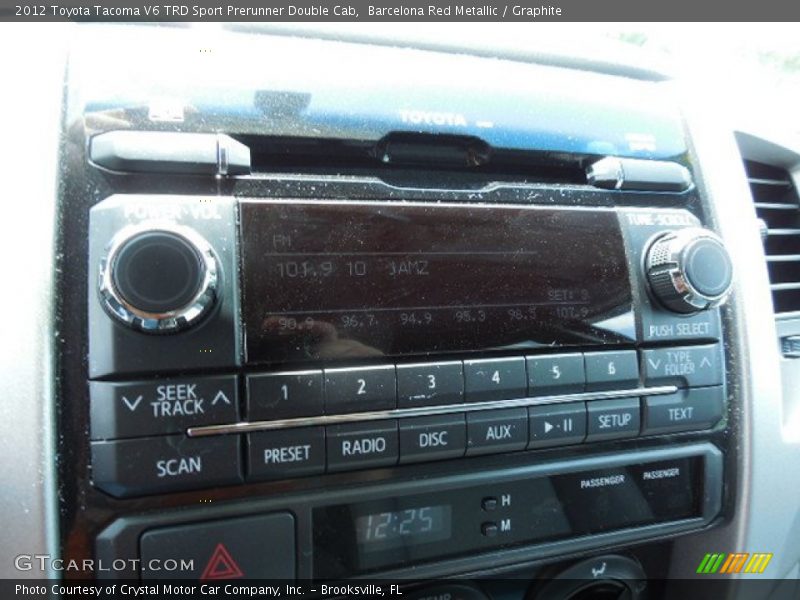 Barcelona Red Metallic / Graphite 2012 Toyota Tacoma V6 TRD Sport Prerunner Double Cab