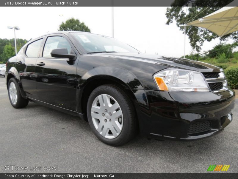 Black / Black 2013 Dodge Avenger SE V6