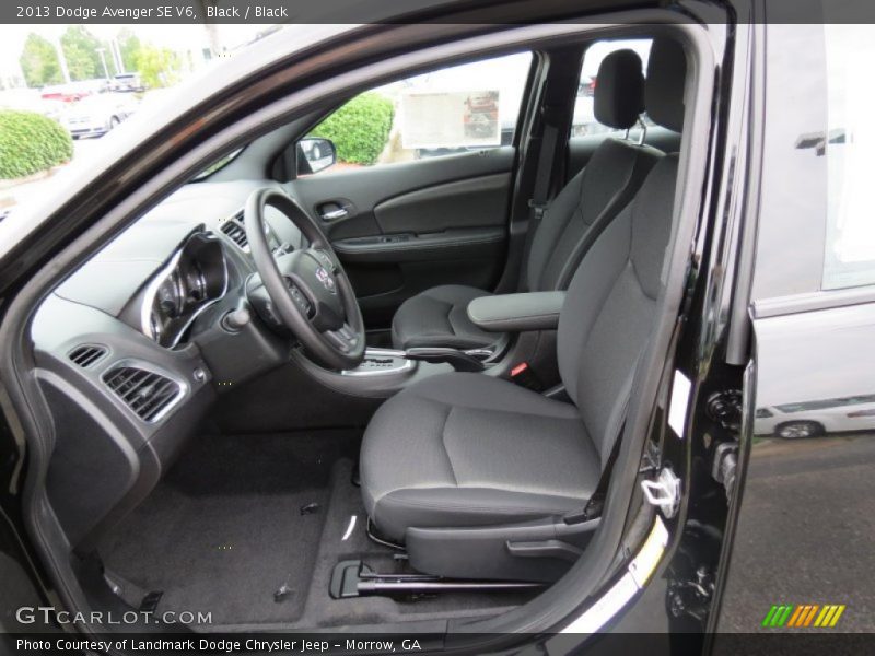 Black / Black 2013 Dodge Avenger SE V6