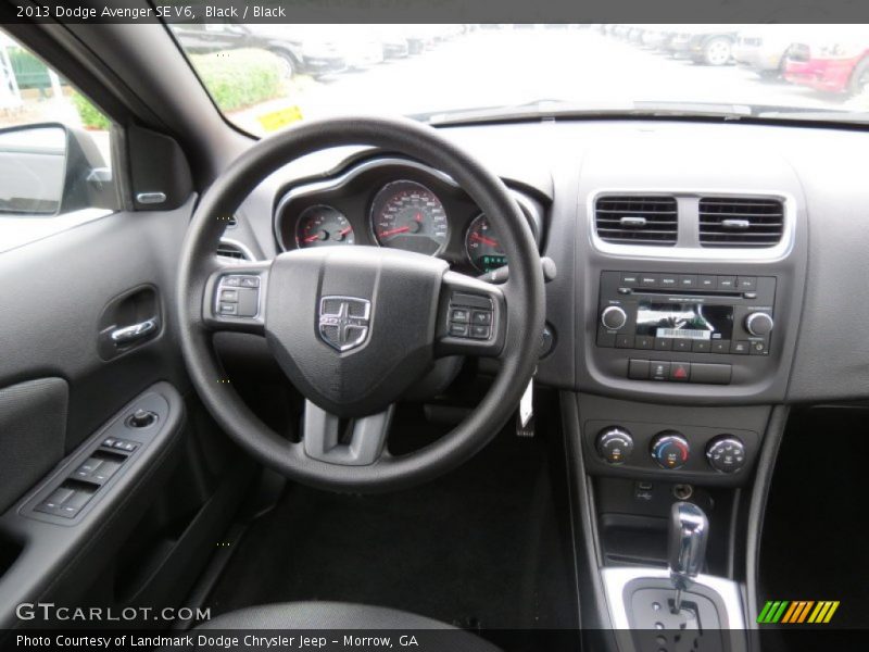 Black / Black 2013 Dodge Avenger SE V6