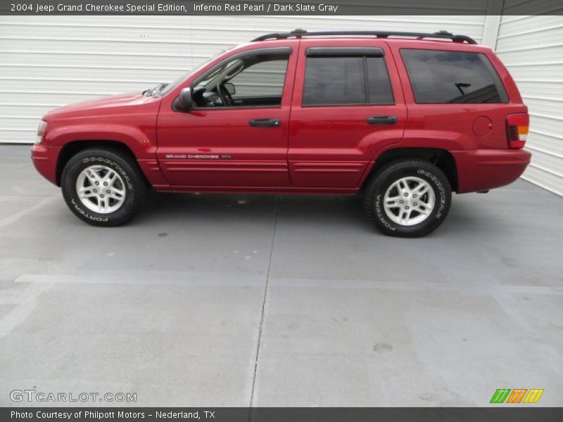 Inferno Red Pearl / Dark Slate Gray 2004 Jeep Grand Cherokee Special Edition