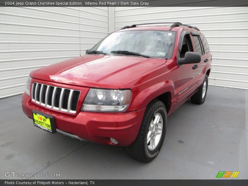 Inferno Red Pearl / Dark Slate Gray 2004 Jeep Grand Cherokee Special Edition